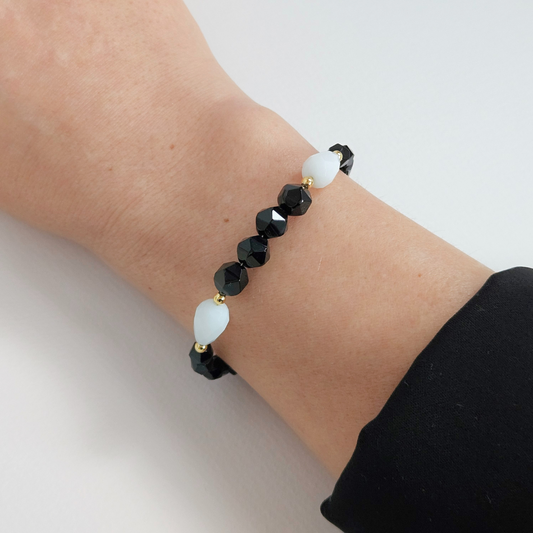 ARMBAND LAJIDO SCHWARZWEISS