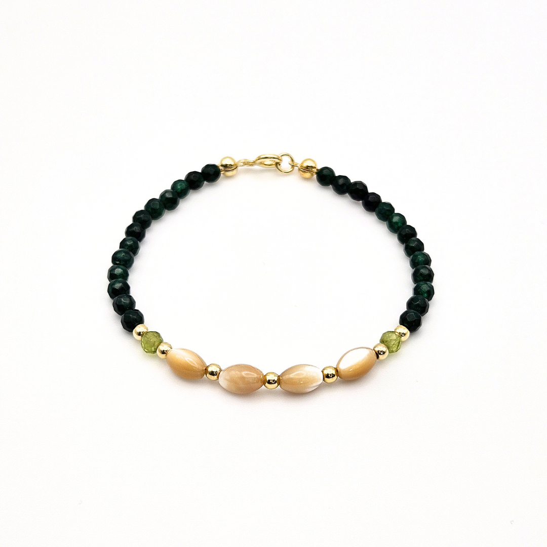 PULSEIRA HAPPY ÁGATA VERDE