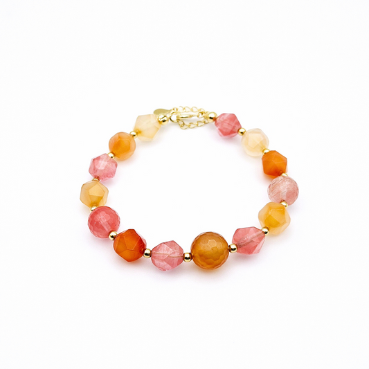 DESERTO VERMELHO COLLAGE LOCK BRACELET