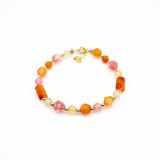 DESERTO VERMELHO COLLAGE LOCK BRACELET II