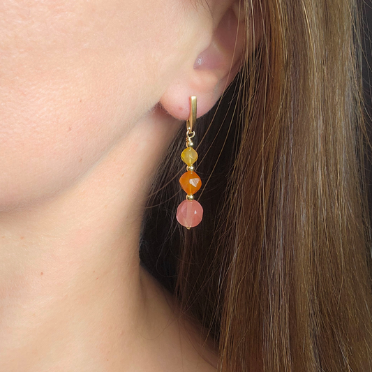 DESERTO VERMELHO COLLAGE EARRINGS