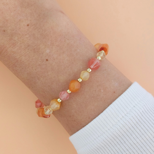 DESERTO VERMELHO COLLAGE LOCK BRACELET II