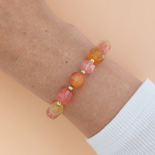 DESERTO VERMELHO COLLAGE LOCK BRACELET