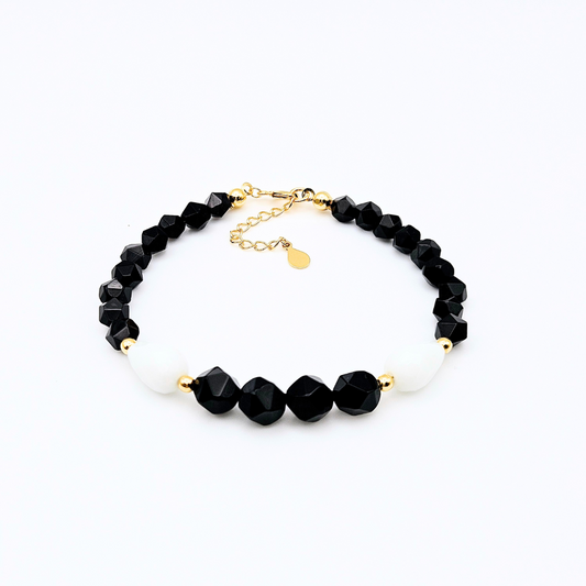 ARMBAND LAJIDO SCHWARZWEISS