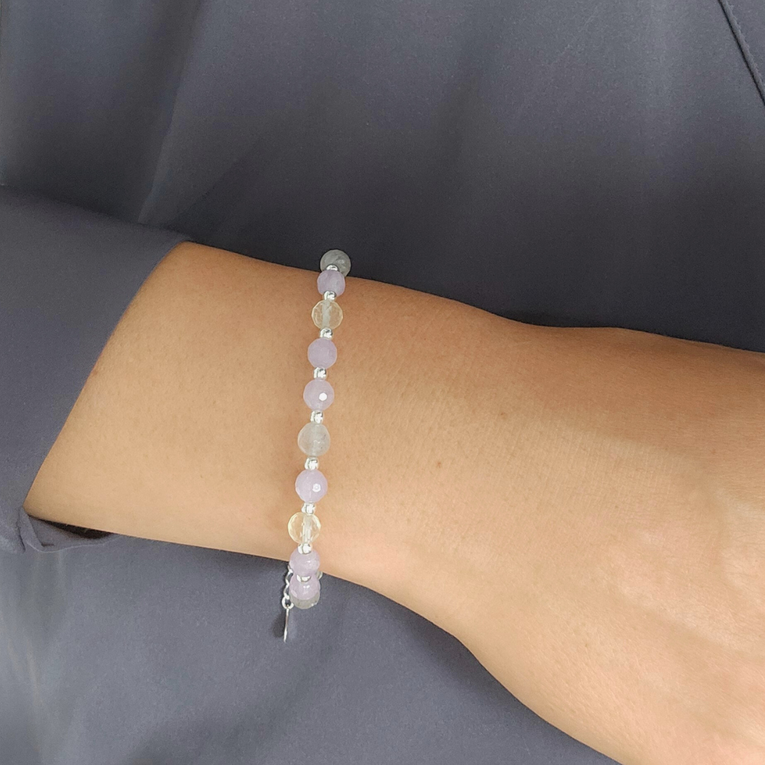 LAVENDER DREAMS LOCK BRACELET