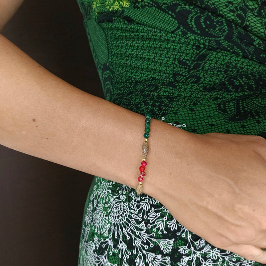WILD STRAWBERRIES THIN LOCK BRACELET