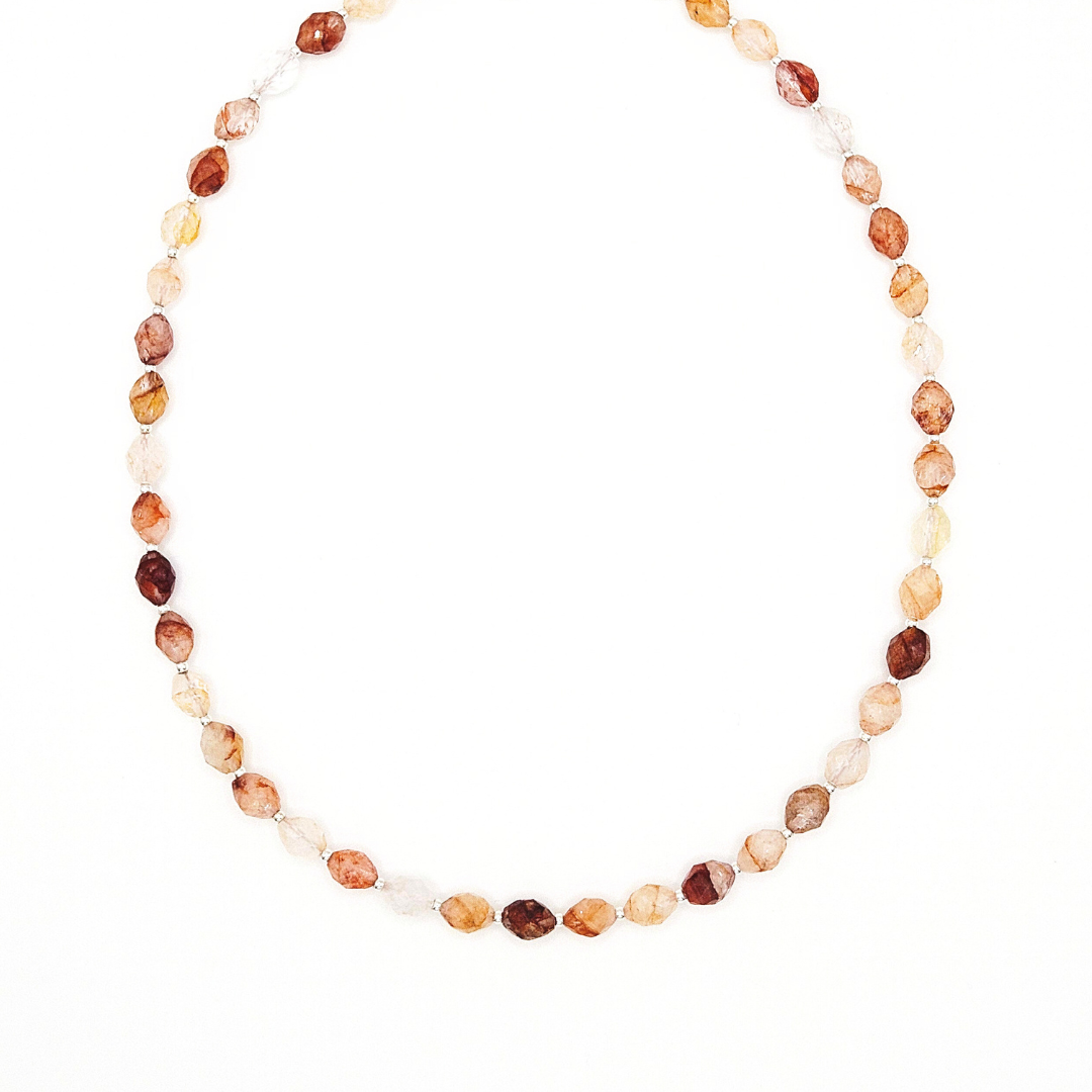 ROSÉ NECKLACE OLIVE