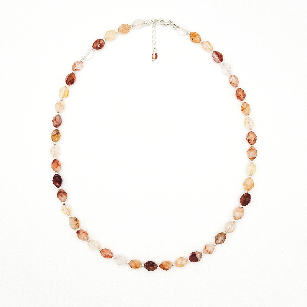 ROSÉ NECKLACE OLIVE