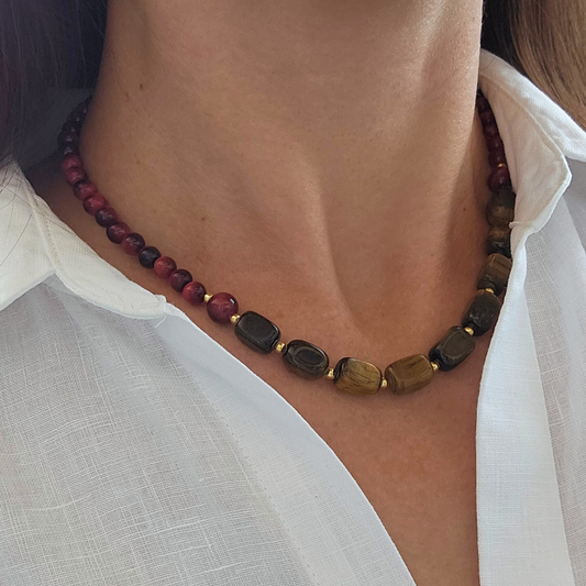 ROSAIS SQUARE NECKLACE