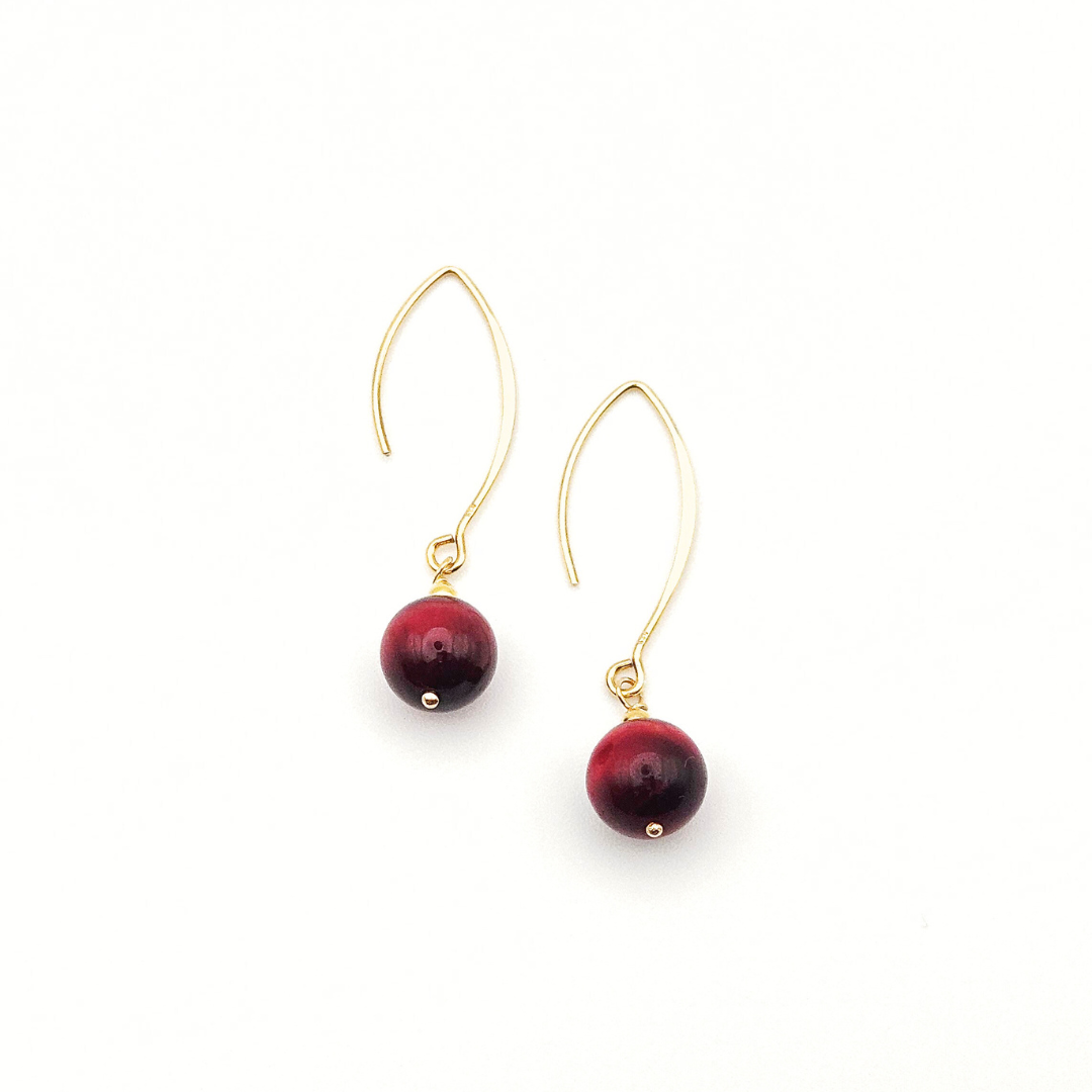 ROSAIS SINGLE BALL EARRINGS