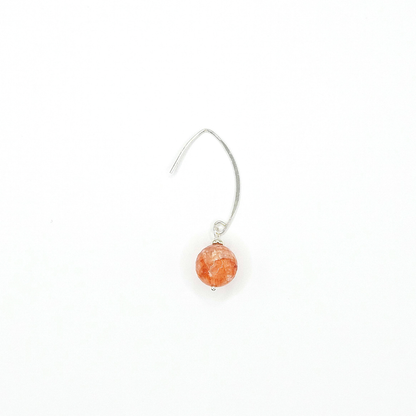 ROSÉ SINGLE BALL EARRINGS