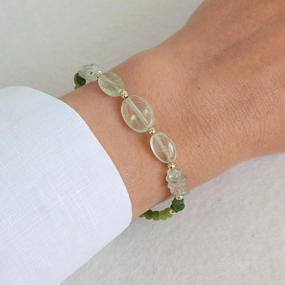 PULSEIRA FINA CALDEIRA COM PREHNITA