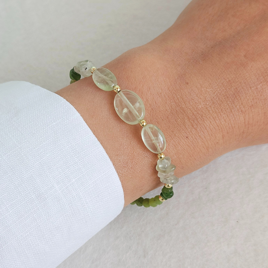 PULSEIRA FINA CALDEIRA COM PREHNITA