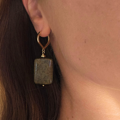 Brincos Civetta – Prata Banhada a Ouro e Bronzite