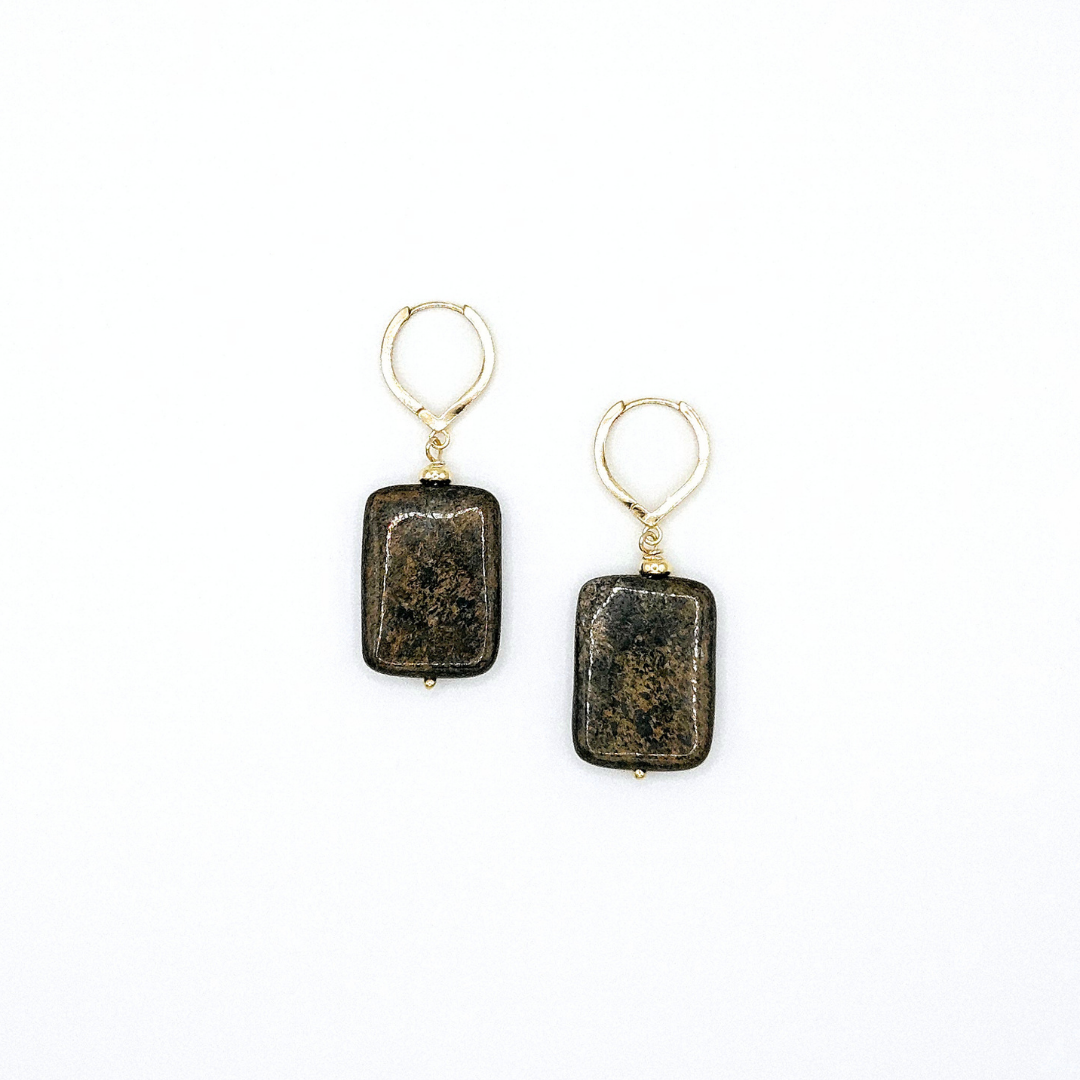 Brincos Civetta – Prata Banhada a Ouro e Bronzite