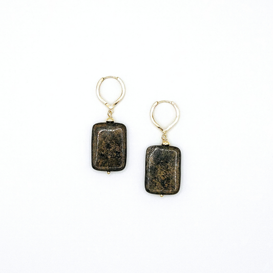 Brincos Civetta – Prata Banhada a Ouro e Bronzite